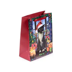 Gift bag Puckator Chat Krampus Noël Lisa Parker image-1