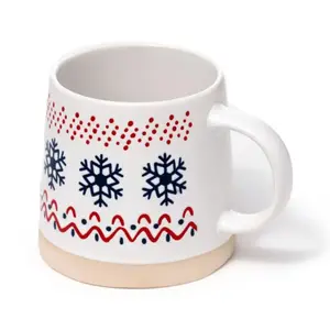 Snowflake Stoneware Mug Puckator image-2