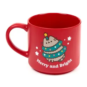 Porcelain Mug Le Chat Noël Puckator Pusheen image-0