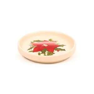 Christmas Plants Porcelain Mug with Coaster Puckator image-3