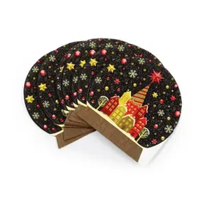 Papierserviette 3-lagig Puckator Noël Globe Enneigé (x12) image-2