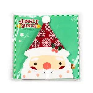 Serviette aus Papier 3-lagig Weihnachtsmann Puckator (x12) image-0