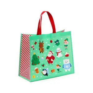 Reusable Christmas Tote Bag Puckator Jingle Bunch image-0