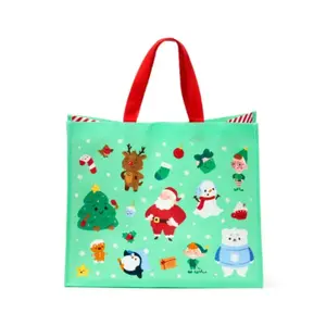 Reusable Christmas Tote Bag Puckator Jingle Bunch image-1