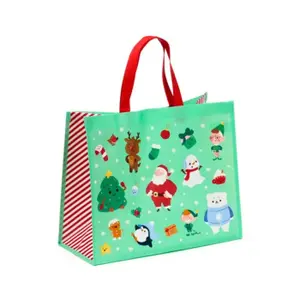 Reusable Christmas Tote Bag Puckator Jingle Bunch image-2