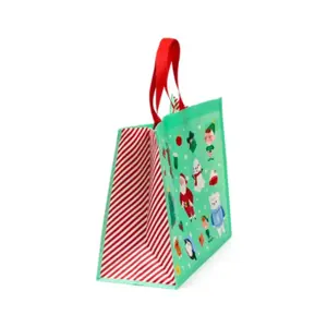 Reusable Christmas Tote Bag Puckator Jingle Bunch image-4
