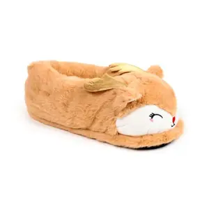 Christmas Reindeer Plush Slippers Puckator Jingle Bunch image-2