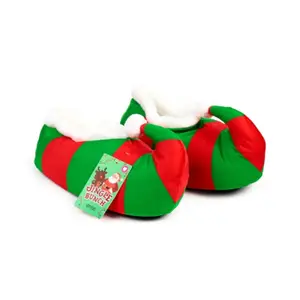 Christmas Elf Plush Slippers Puckator Jingle Bunch image-1