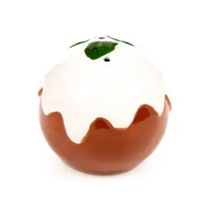 Ceramic Salt and Pepper Shaker Set Puckator Pudding de Noël Foodiemals image-3