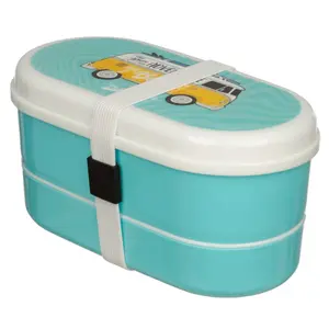 Lunch box 2 floors rubber child Puckator Volkswagen image-0