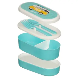 Lunch box 2 floors rubber child Puckator Volkswagen image-1