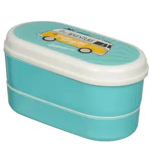 Lunch box 2 floors rubber child Puckator Volkswagen image-3