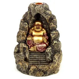 Backflow incense burner - Chinese Buddha Puckator image-0