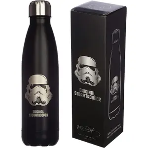 Isoleret flaske i rustfrit stål til varme eller kolde drikke Puckator Stormtrooper image-0