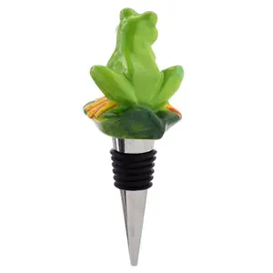 Tappo per bottiglia in ceramica - rana Puckator image-2