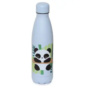 Isoleret flaske i rustfrit stål til varme eller kolde drikkepanda Puckator Pandarama image-0