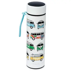 Isolierte Flasche aus rostfreiem Stahl mit Thermometer Puckator VW T1 image-0