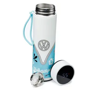 Isolierte Flasche aus rostfreiem Stahl mit Thermometer Puckator Volkswagen image-0