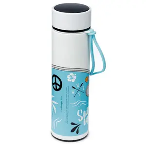 Isolierte Flasche aus rostfreiem Stahl mit Thermometer Puckator Volkswagen image-3