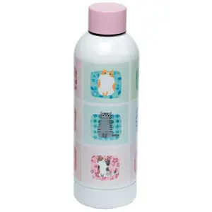 Insulated stainless steel cat flask Puckator Angie Rozelaar Planet Cat image-0