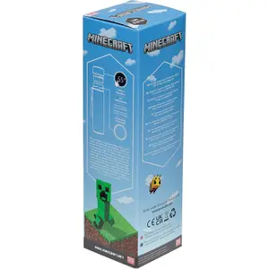 Isolierte Edelstahlflasche mit Digitalthermometer Heiß- oder Kaltgetränke minecraft Puckator image-3