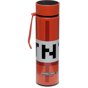 Isolierte Edelstahlflasche mit Digitalthermometer Heiß- oder Kaltgetränke minecraft Puckator image-1
