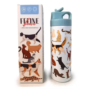 Fles voor warme of koude dranken Puckator Feline Fine Cats image-0
