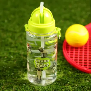 Borraccia per bambini "Shaun the sheep" con cannuccia e coulisse Puckator image-2