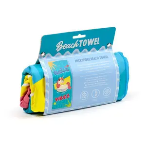 Serviette de plage en microfibre Puckator Vacation Vibes Licorne image-1