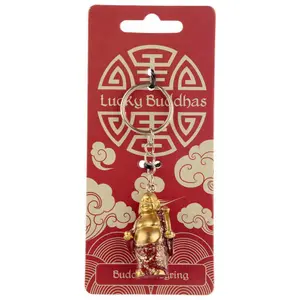 Glitter-Schlüsselanhänger Buddha Puckator image-5