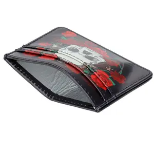 Custodia protettiva per portacarte Puckator RFID Skulls & Roses image-1