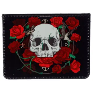 Custodia protettiva per portacarte Puckator RFID Skulls & Roses image-4