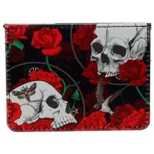 Custodia protettiva per portacarte Puckator RFID Skulls & Roses image-6