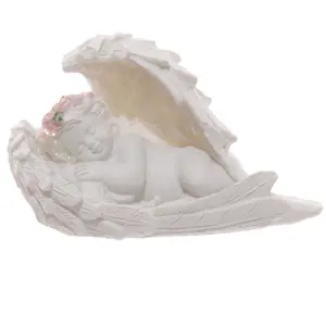 Sleeping Cherub with Roses A Puckator image-1