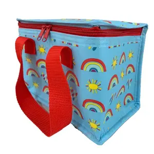 Sac repas isotherme en plastique Puckator RPET Rainbow Arc-en-ciel image-3