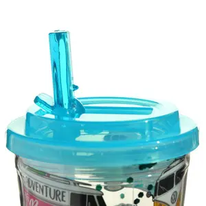 Double-walled pvc cup Volkswagen surf adventure Puckator image-5