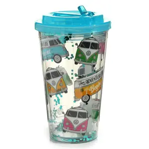 Double-walled pvc cup Volkswagen surf adventure Puckator image-4