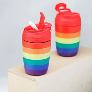 Rozsdaálló acél hőszigetelt bögre Puckator Somewhere Rainbow image-6