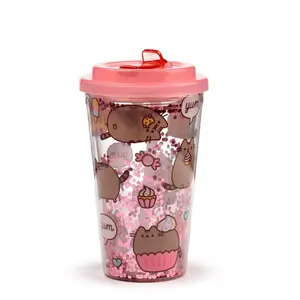 Tumbler with gourmet straw Puckator Pusheen image-5