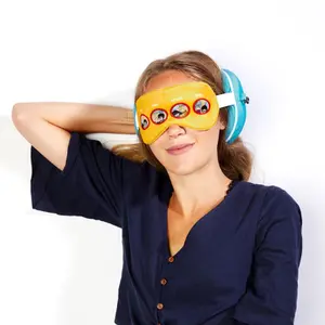 Reisekissen Restazz Submarine Plüsch 2-in-1 mit Augenmaske Puckator image-3