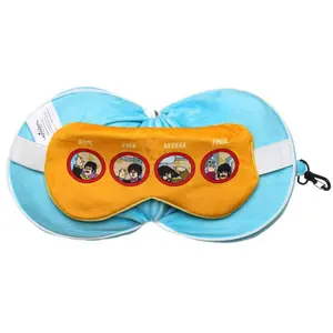Reisekissen Restazz Submarine Plüsch 2-in-1 mit Augenmaske Puckator image-0