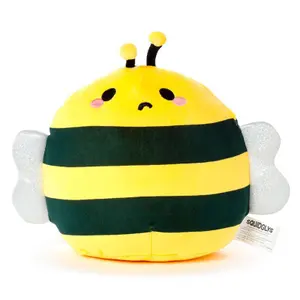 Adoramals squidglys bobby the bee plush toy Puckator image-0
