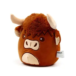 Squidglys Cow Plush - Highland Coo Cow Puckator image-2