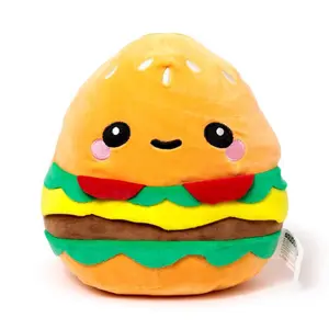 Foodiemals Squidglys Plush - Hammy the Burger Puckator image-0