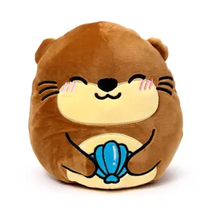 Adoramals Squidglys Plush - Henry the Otter Puckator image-0