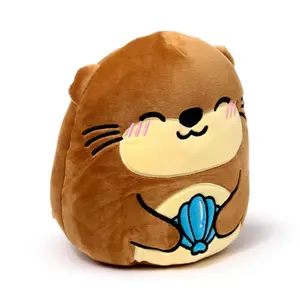 Adoramals Squidglys Plush - Henry the Otter Puckator image-1