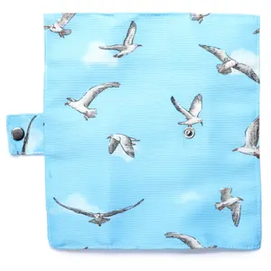 Lot de 6 couverts et pochette de rangement bambou Mouette Puckator image-1