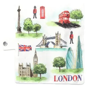 Juego de 6 cubiertos y estuche de bambú london Puckator London Tour image-2