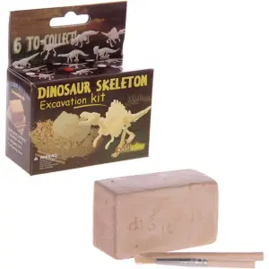 Small dinosaur skeleton excavation kit Puckator