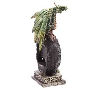 Dragon clock on geode Puckator image-2